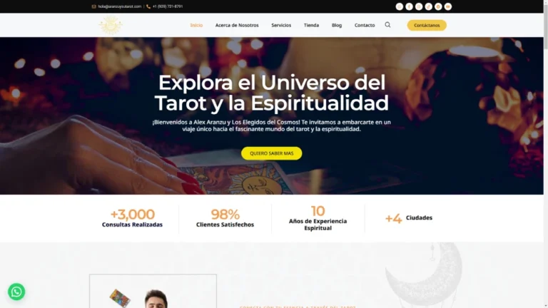 Aranzu y su tarot en USA