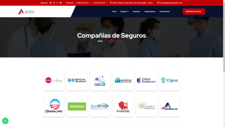 Compañias de seguros en ALTUS