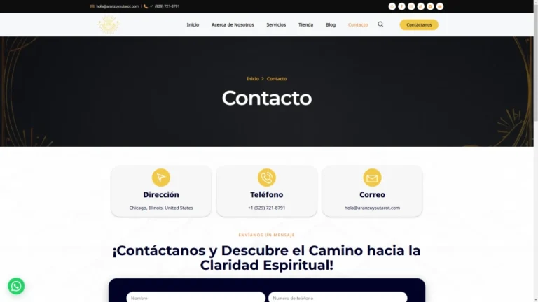 Contacto de Tarot en california - USA