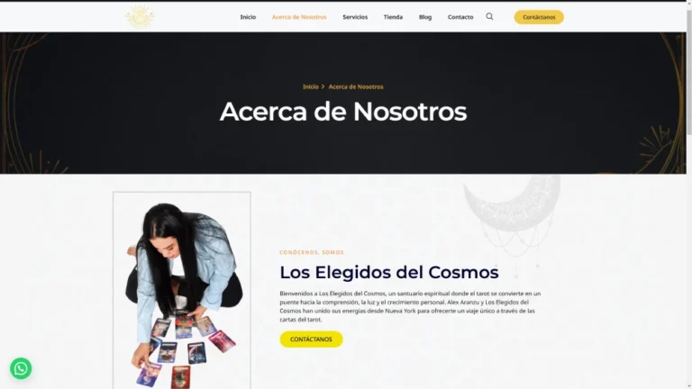 Información sobre Aranzu y su tarot en USA