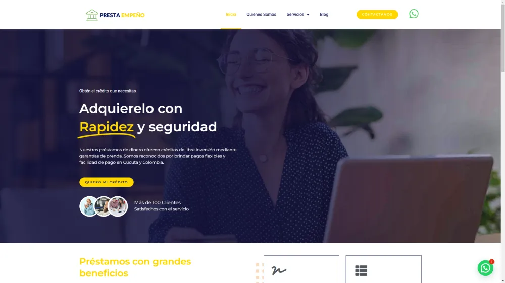 Sitio web de presta empeño