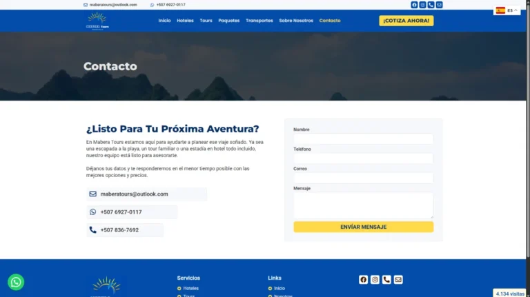 Contactar agencia de viajes a pamana