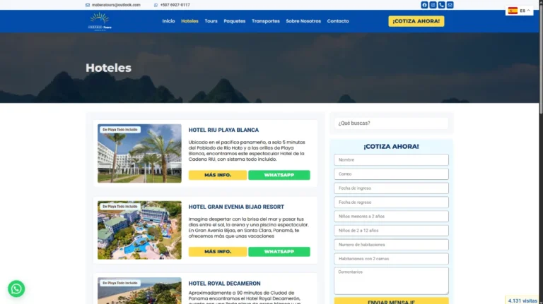 Hoteles todo pago en panama