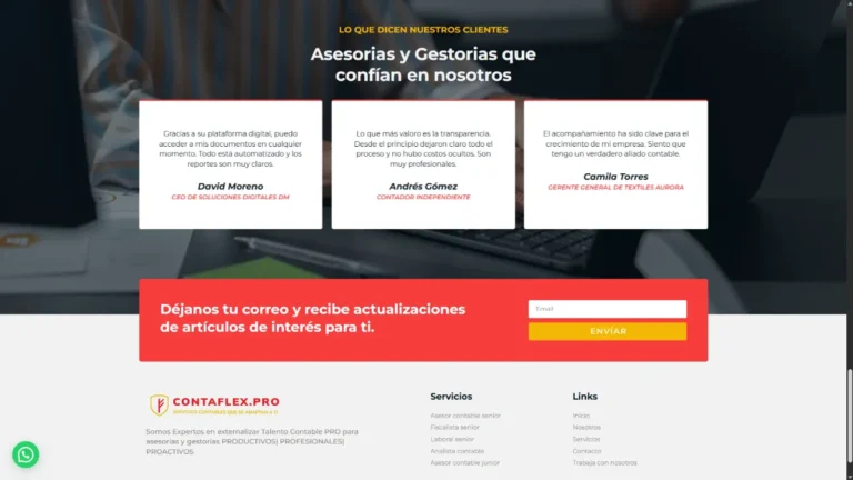 Testimonios de contaflex