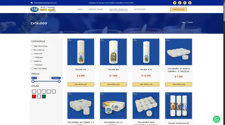 Tienda de velas y veladoras en cucuta