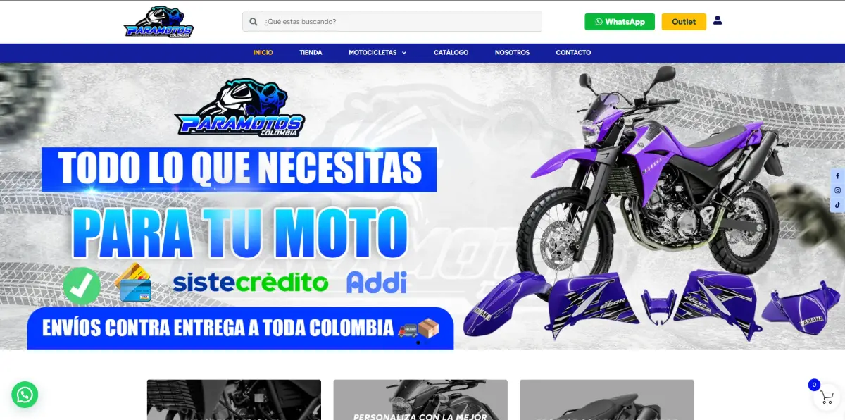 Paramotoscolombia - repuestos de motos en cucuta