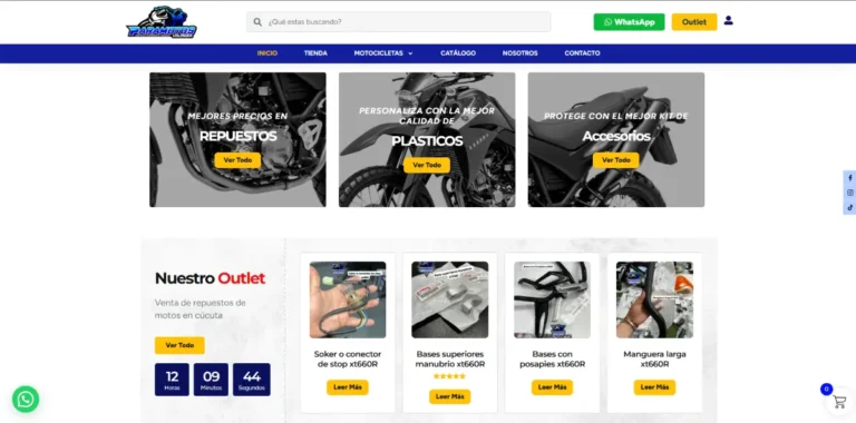 Paramotoscolombia - repuestos de motos xtz en cucuta
