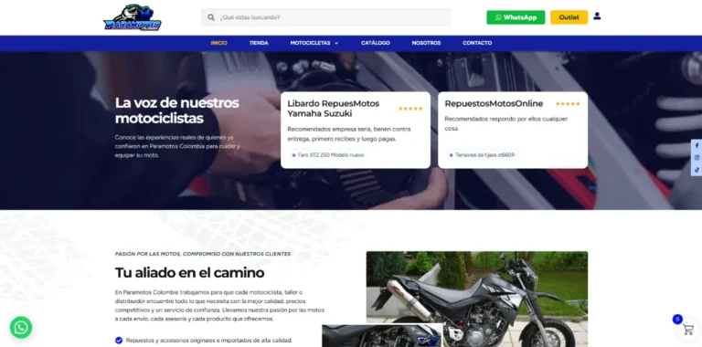 Paramotoscolombia - repuestos de motos yamaha en cucuta